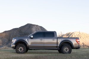 Ford F-150 Pocket Fender Flares - Rough Country - Rugged Riveted Style - E9 Argon Blue - '21-'26 Ford F-150 Pocket Fender Flares - Rough Country - Rugged Riveted Style - E9 Argon Blue - '21-'26